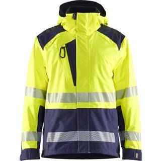 Blåkläder 4435 High Vis Skaljakke / High Vis Skaljakke - 5XL - High Vis Gul/Marineblå