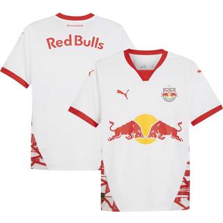 Men&#39;s Puma FC Red Bull Salzburg 24/25 Home Jersey, White, Size XS, Sport - Red - XS