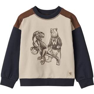 Wheat Sweatshirt Bastian Soft Beige 104cm  Beige  104 cm  mand