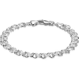 BNH - Sølv bismark armbånd - (Vælg selv størrelse)