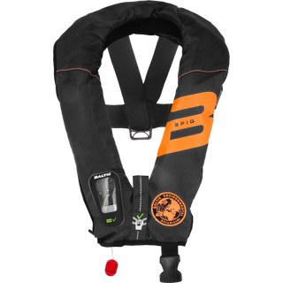 Oppustelig flydevest Baltic EPIQ E.I 165N, automatisk, Aqua Blue/marine + kulsyrepatron 33 gram, 40 - 150 kg