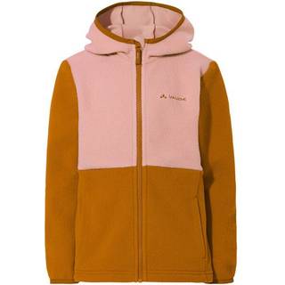 Vaude Kid's Pulex Hooded Jacket II Fleecejakke Børn størrelse 98 farve brun