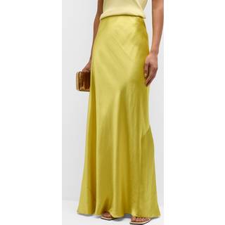 Vince High-rise satin maxi skirt - black - S