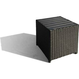 Dacore Sofia Sidebord Polyrattan 40x40x40 cm. - Sort