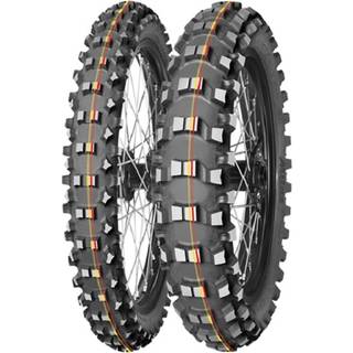 Mitas Terra Force-MX SM ( 90/100-14 TT 49M Baghjul, Gummiblanding SOFT Medium, NHS, rot & gelb )