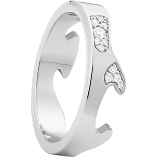 FUSION endering AB (str. 60), Georg Jensen, 18 kt. hvidguld