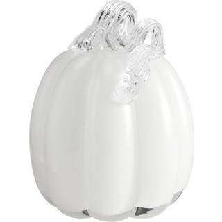 Græskar 14 cm, hvid