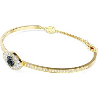 Symbolica Armreif, Böser Blick, Blau, Goldlegierungsschicht