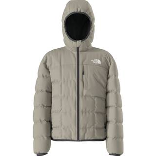 The North Face Boy's Reversible Shasta FZ Hooded Jacket Syntetisk jakke Børn størrelse S farve grå