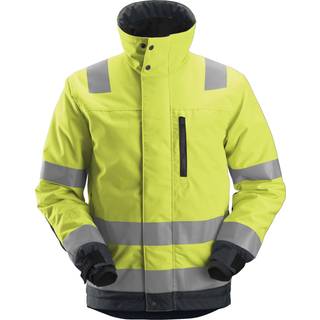 Snickers Vinterjakke h-viz kl.3 gul/koksgrå 4xl-l
