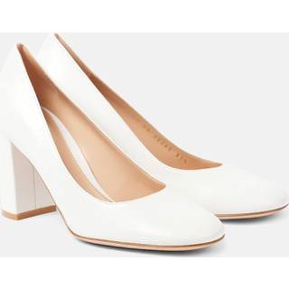Gianvito Rossi 85 leather pumps - white - EU 39.5