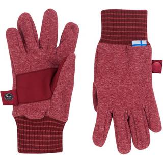 Finkid Kid's Sormikas Knit Handsker Børn størrelse L farve rød