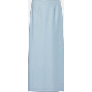 Gabriela Hearst Defina silk and wool midi skirt - blue - XL