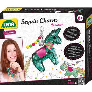 Fashion Pailletter Vedhæng - Unicorn / enhjørning