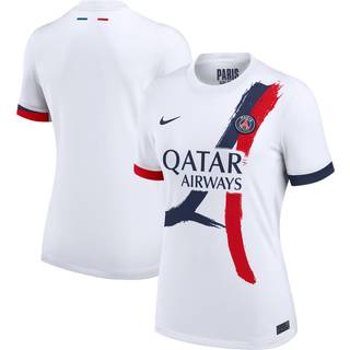 Paris Saint-Germain 2024/25 Stadium Away Nike Dri-FIT Replica-fodboldtrøje til kvinder - hvid - M (EU 40-42)