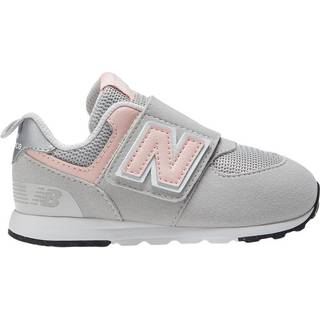 New Balance 574 Baby Sneakere Med Velcrostrop Rain Cloud 21 EU  Grå  21 EU  Unisex