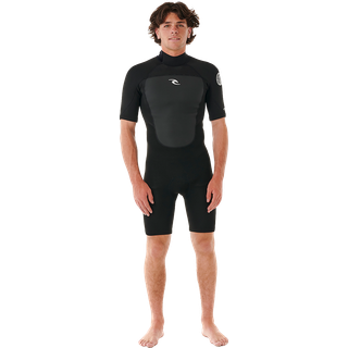 Rip Curl Omega 2 mm Back Zip Spring Neoprendragt Herrer størrelse XL farve sort