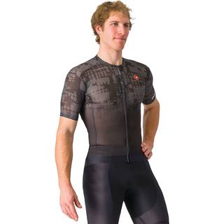 Castelli Insider 2 kortærmet cykeltrøje sort/mørkegrå herre - Størrelse Small