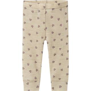 Name It Pure Cashmere Hjerter Legging Merinould