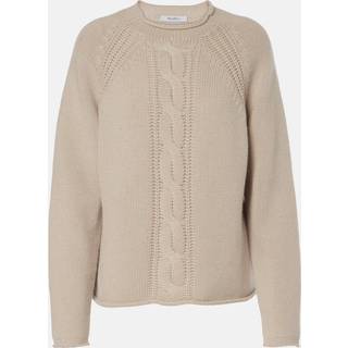 Max Mara Pico cable-knit cashmere sweater - beige - L