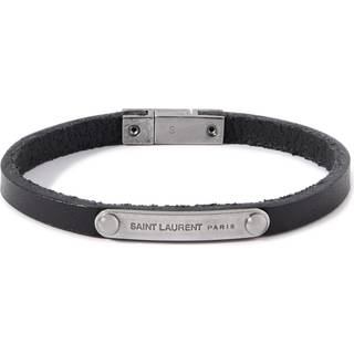 Saint Laurent Leather bracelet - black - M