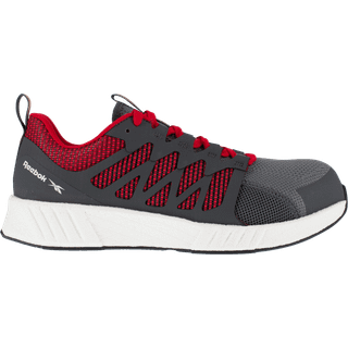 REEBOK Fusion flwexweave grey-red sikkerhedssko m/snørebånd Str. 41