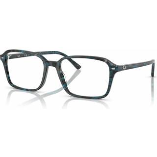 Ray - Ban Unisex Ray - Ban RX5431 RAIMOND 8394 Optiske stel Acetat Blå Transparent Firkantet Normal