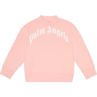 Palm Angels Kids Logo cotton sweatshirt - pink - Y 8