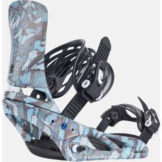 Burton Lexa 2025 Snowboardbindinger - M - blue butterflies