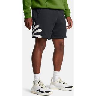 Curry Splash Fleece Men's 7" Shorts Black / Black / White Clay XL