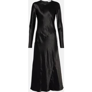 Max Mara Elogio satin maxi dress - orange - L