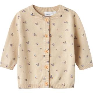 Name It Summer Sand Blomstret Cardigan