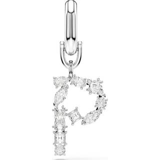 Symbolica Charm, P, Weiß, Rhodiniert