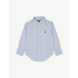 Polo Ralph Lauren Kids Cotton Oxford shirt - blue - Y 4