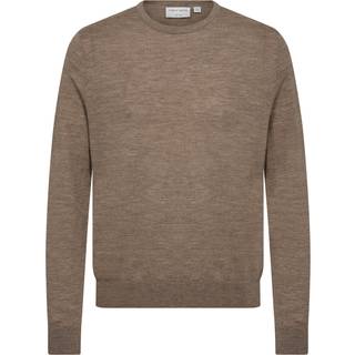 Connor-sweater i Merinould - BEIGE MELANGE - XXL