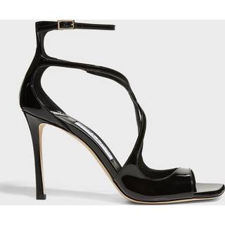 Jimmy Choo Azia 95 patent leather sandals - black - EU 41.5