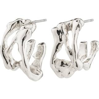 Pilgrim FOTINI hoop øreringe sølvbelagt