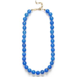 ANNI LU Ball Halskæde 18 kt. Forgyldt Messing 242-20-31 - Dame - Messing