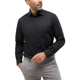 MODERN FIT Original Shirt in black plain