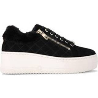 Carvela Carvela Connected Zip Faux Fur Fleece Trainers