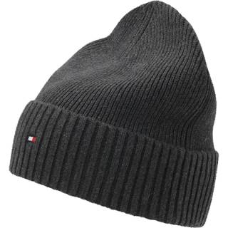 Tommy Hilfiger Flag Beanie Hat Grey