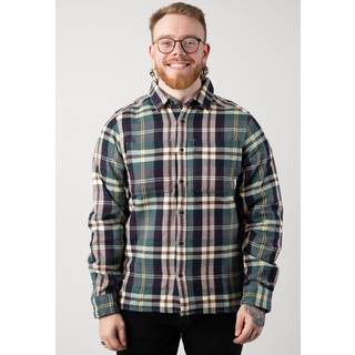 Iriedaily Chillax Lumber Shirt Skjorte Herrer størrelse XXL farve grå
