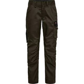 ENGEL Galaxy arbejdsbukser med stræk Forest Green/Sort 2809-255 K92