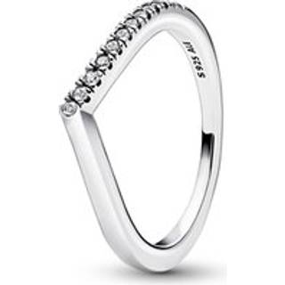 Pandora 192394C01 Damenring Halbfunkelnder Wunsch Silber