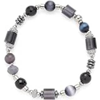 Leonardo 024304 Damenarmband Casoria Schwarz/Grau
