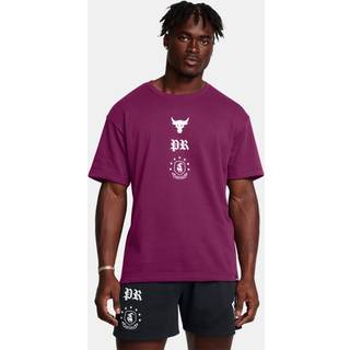 T-shirt Under Armour Pjt Rck Terry SS-PPL 1386880-505 Størrelse L