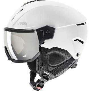 Uvex Instinct Visor, skihjelm med visir, hvid