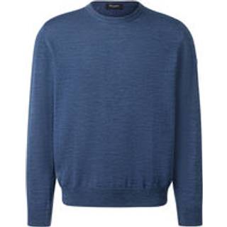 Maerz Herren Pullover blau unifarben