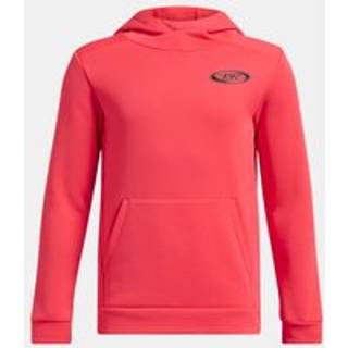 Sweatshirt Under UA Armour Flc Glitch HD-RED 1386709-713 Størrelse YMD