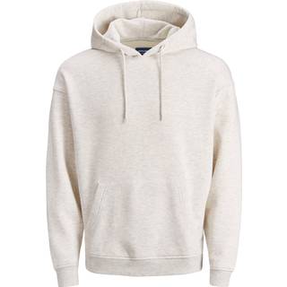 Jack & Jones Charge Sweat Hoodie Loose Fit White Melange
